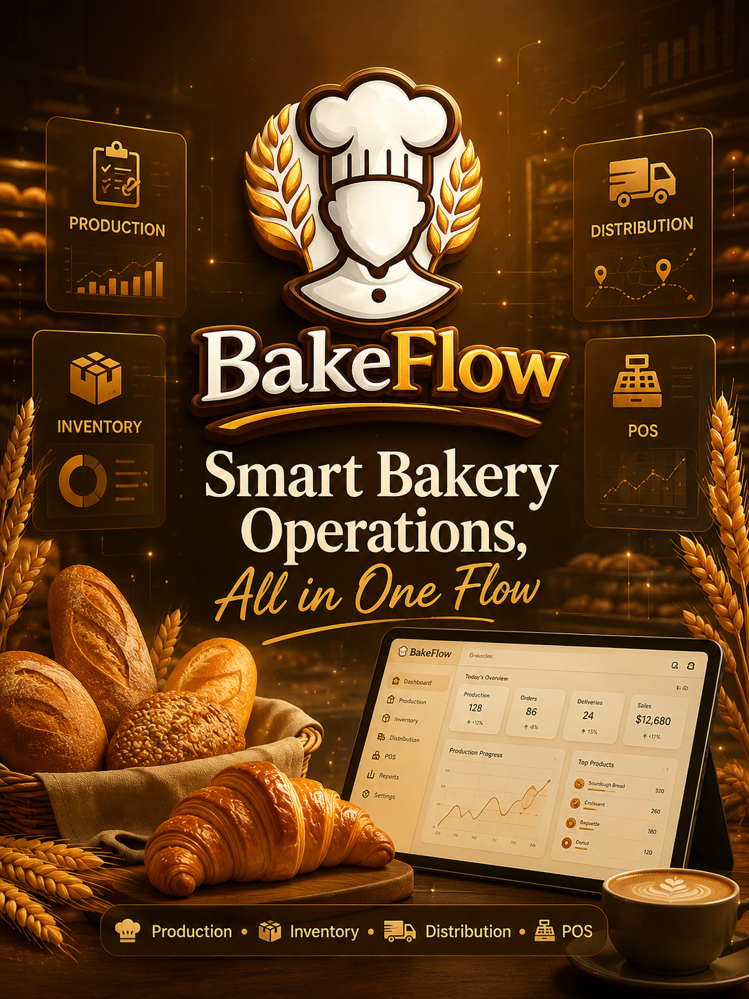 BakeFlow ERP Retail Bakery